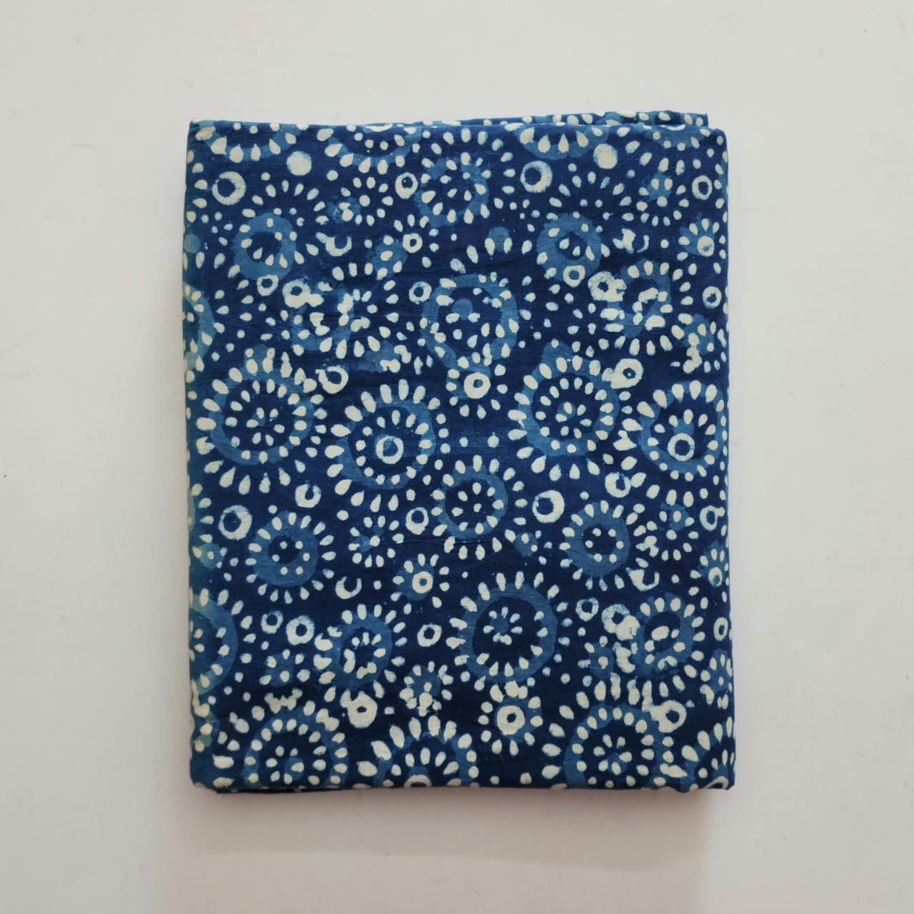 Dabu Handblock Printed  Running Fabric