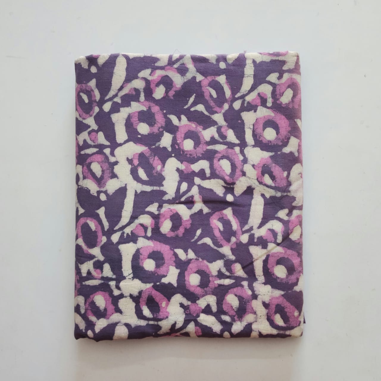 Dabu Handblock Printed  Running Fabric