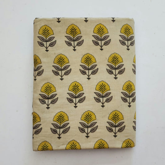 Cotton Hand  Block Printed Running  Material