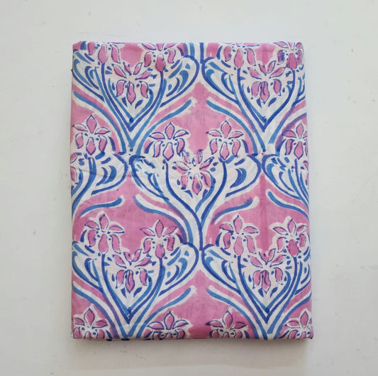 Cotton Hand  Block Printed Running  Material