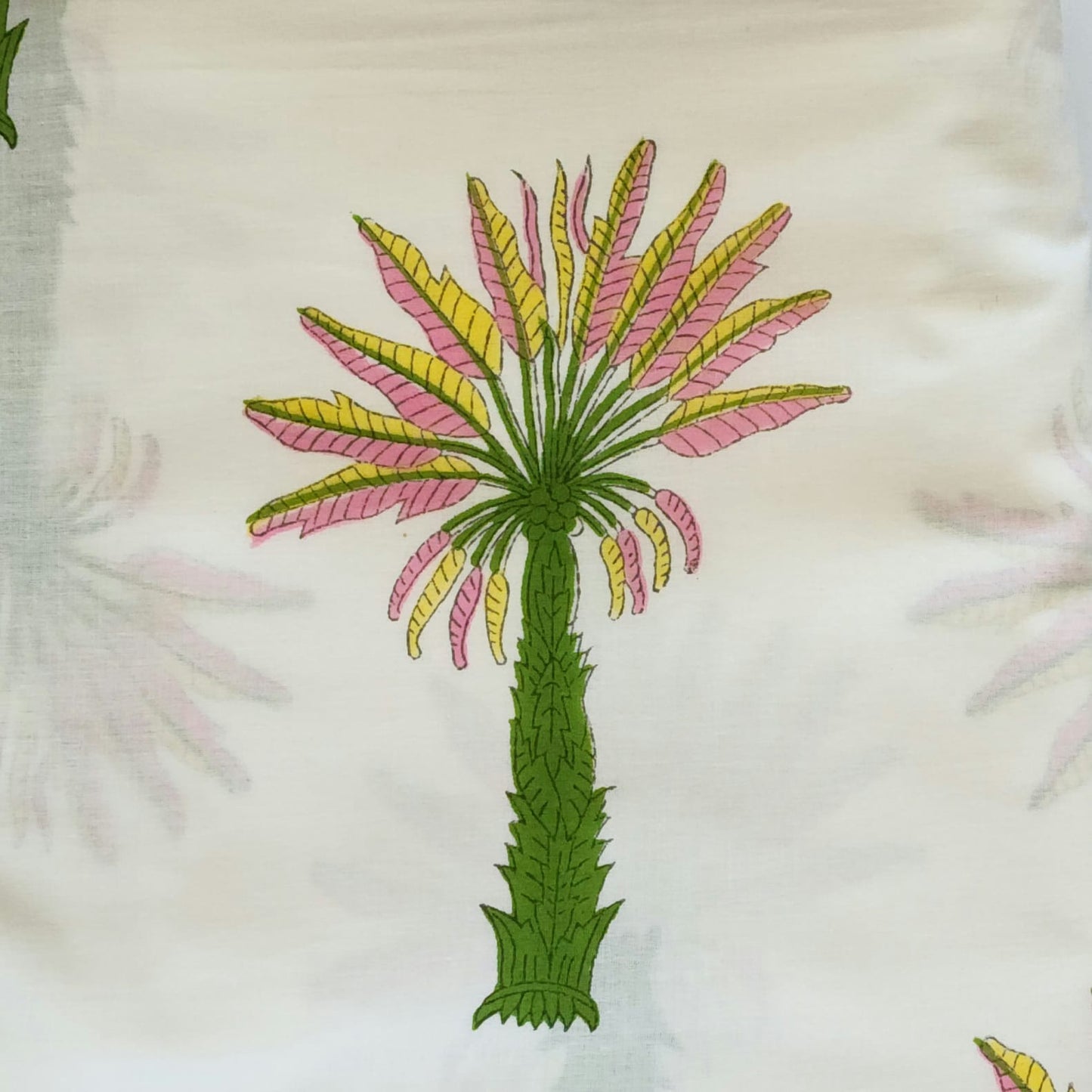 Cotton Hand  Block Printed Running  Material