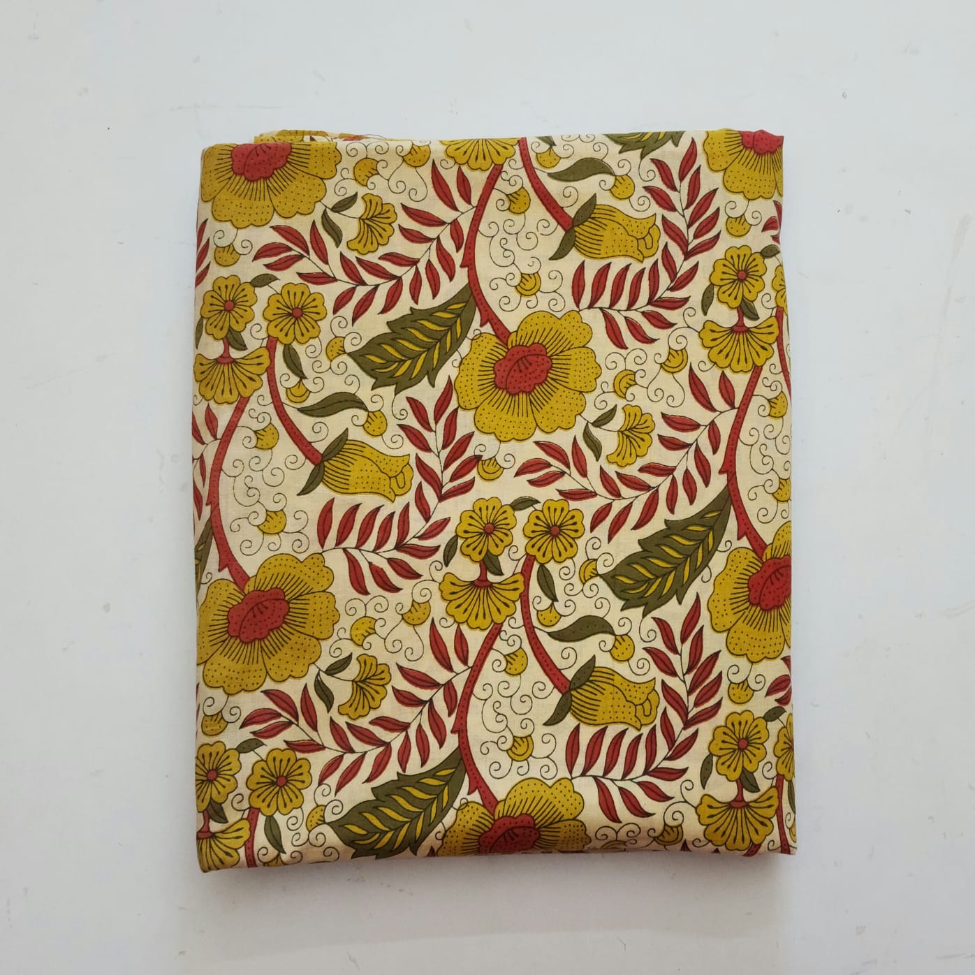 Cotton Hand  Block Printed Running  Material