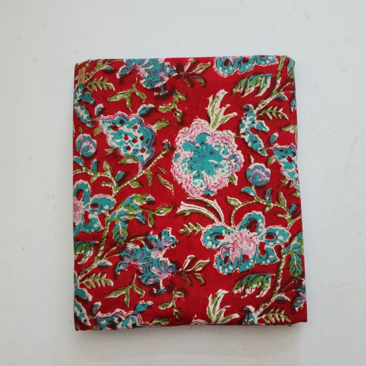 Cotton Hand  Block Printed Running  Material