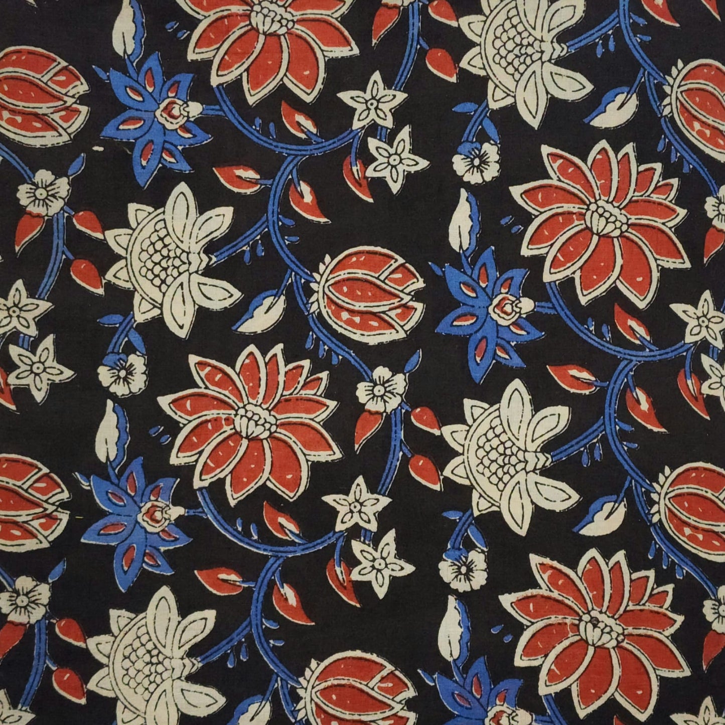 Cotton Hand  Block Printed Running  Material