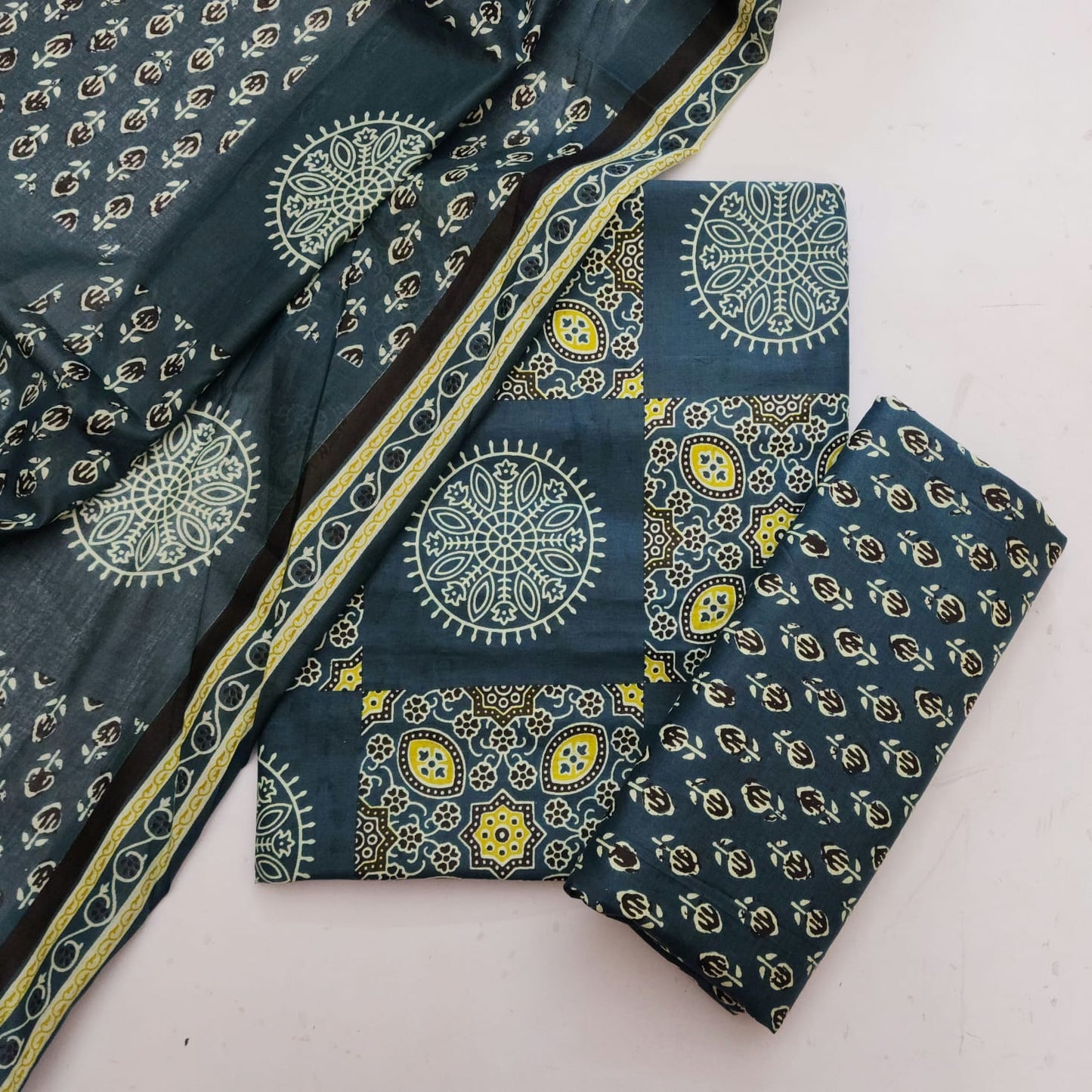 Cotton Dress Material With Dupatta