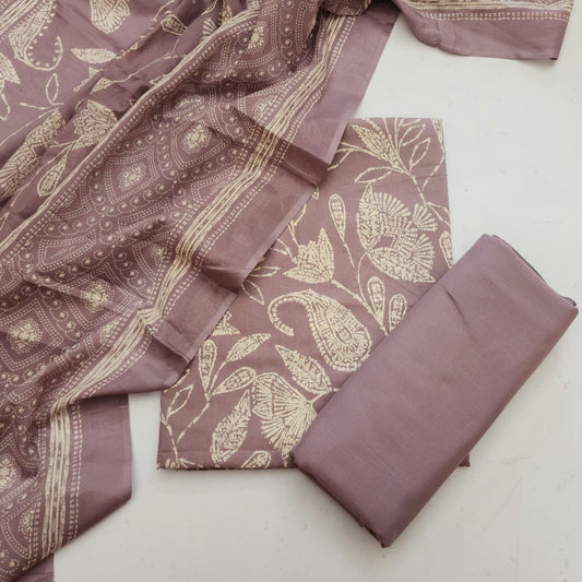 Cotton Dress Material With Dupatta