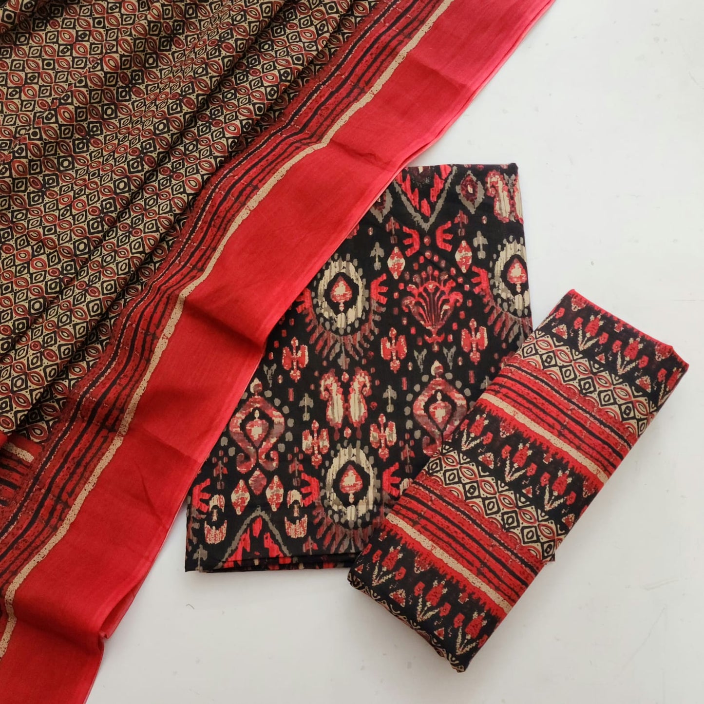 Cotton Dress Material With Dupatta