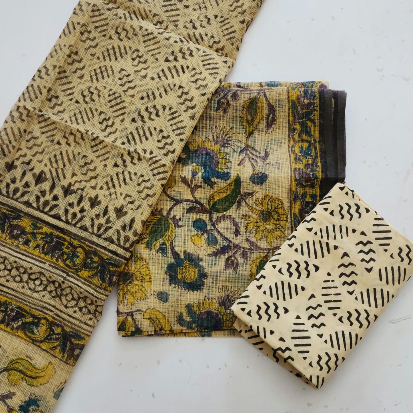 Kota Doria Dress Material