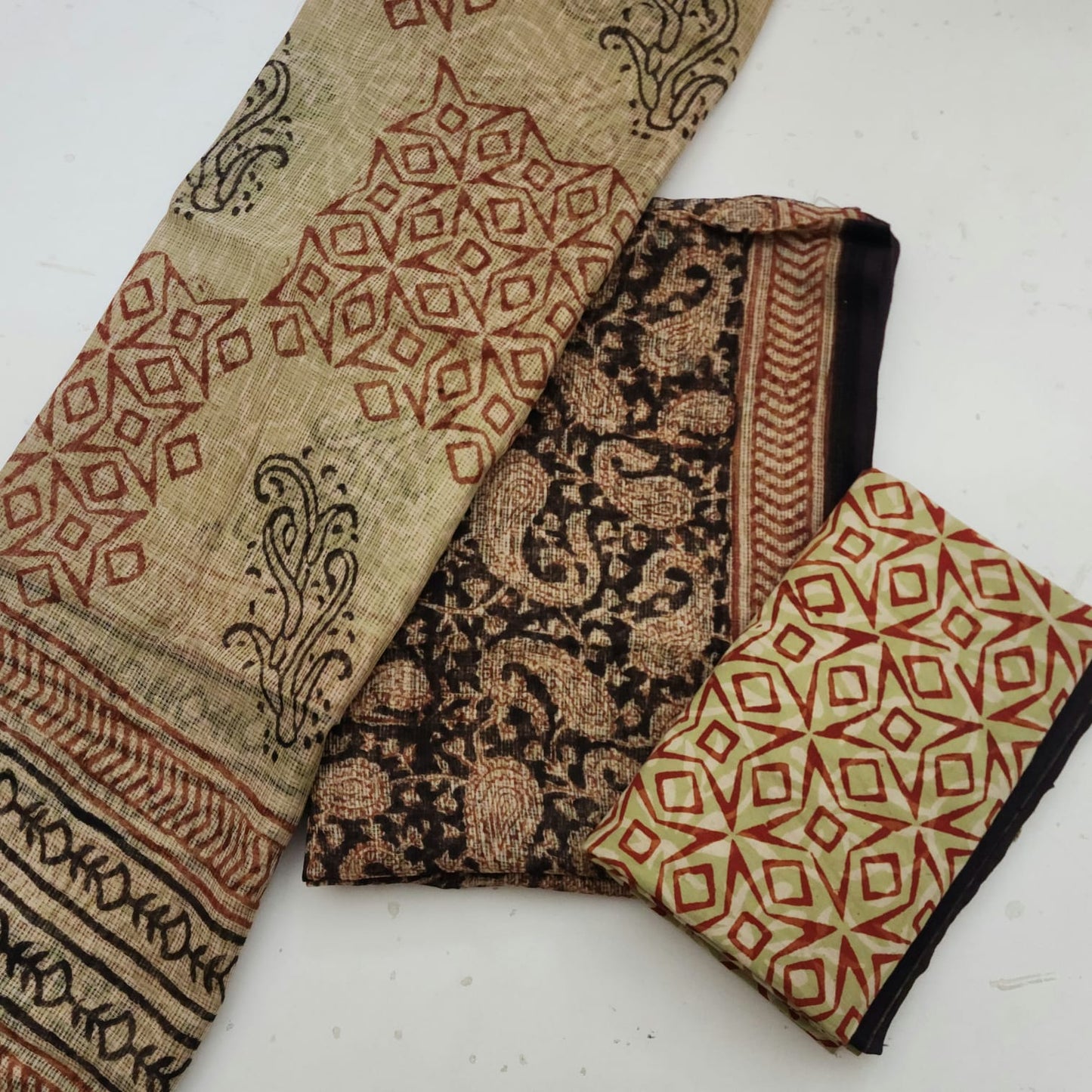 Kota Doria Dress Material