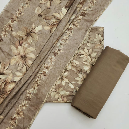 Premium Cotton Dress Material With Dupatta