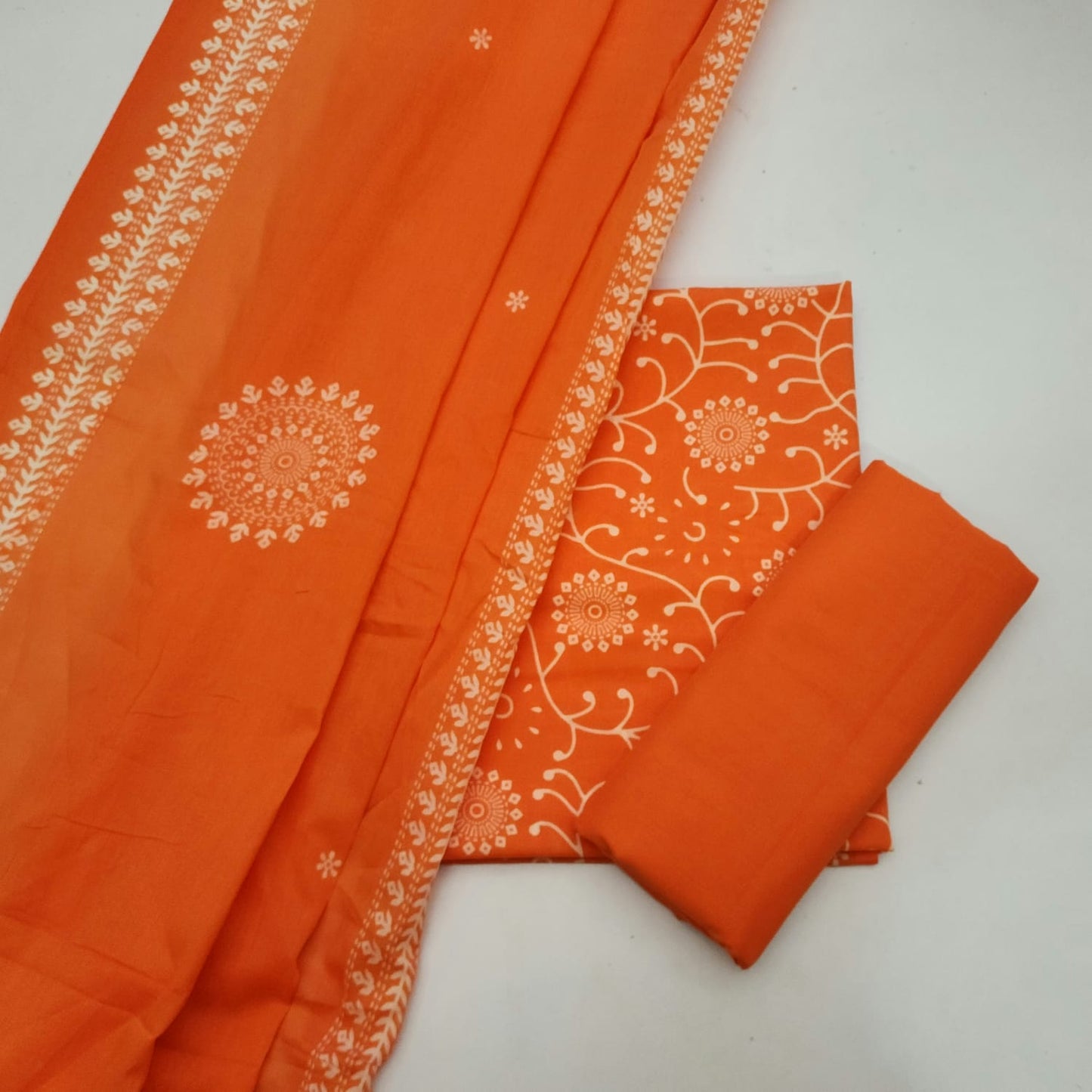 Cotton Dress Material With Dupatta