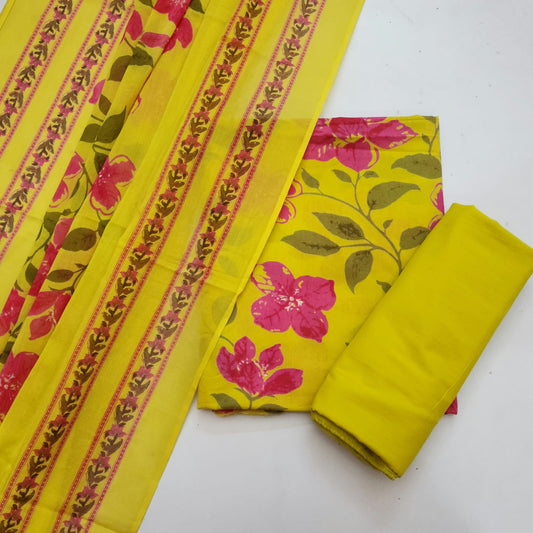 Cotton Dress Material With Dupatta