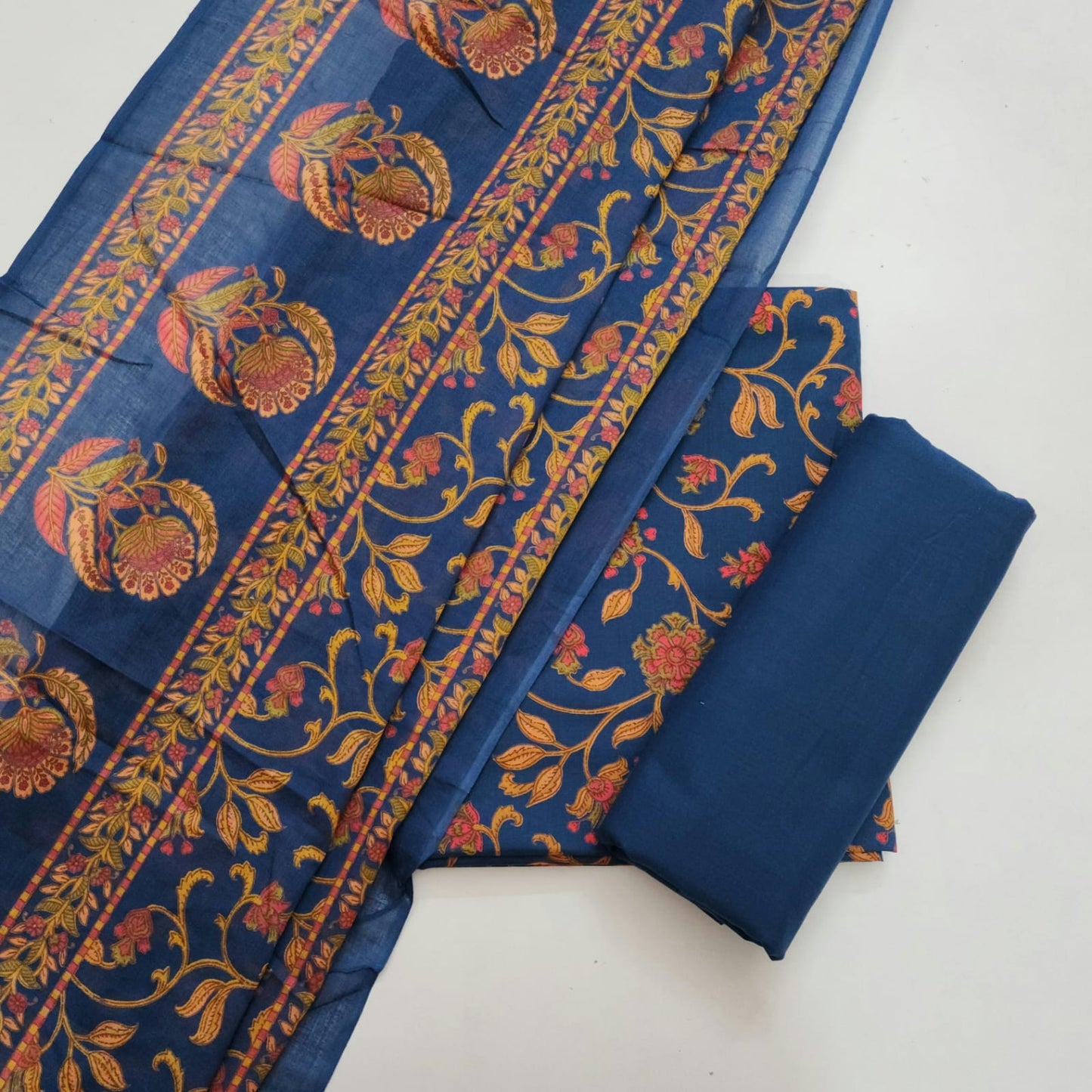 Cotton Dress Material With Dupatta
