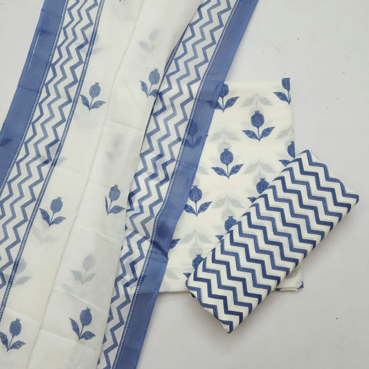 Cotton Dress Material With Dupatta