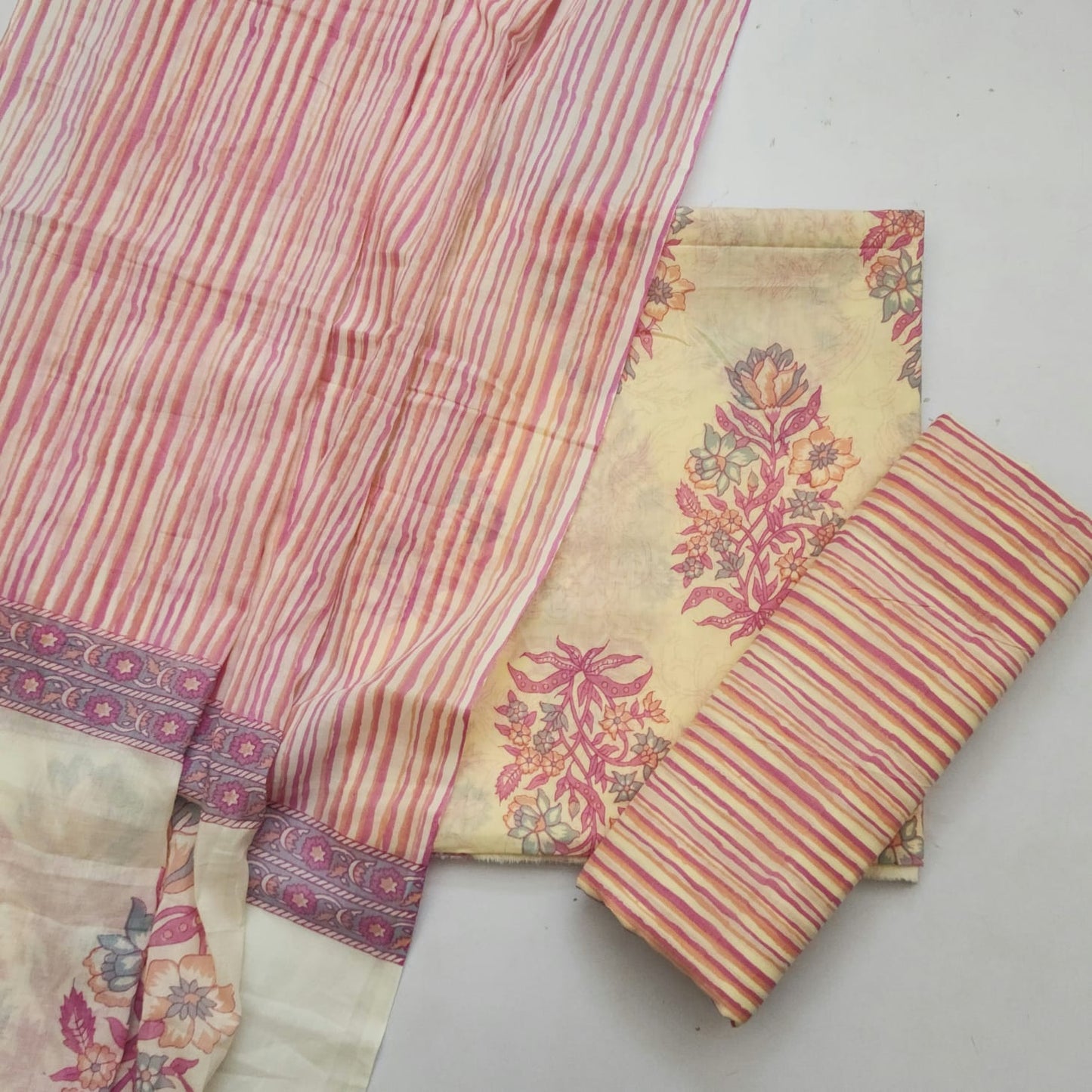 Cotton Dress Material With Dupatta