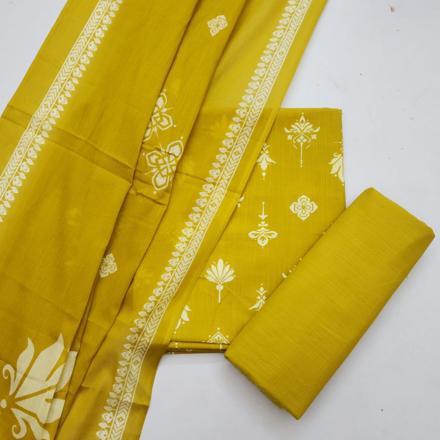 Cotton Dress Material With Dupatta