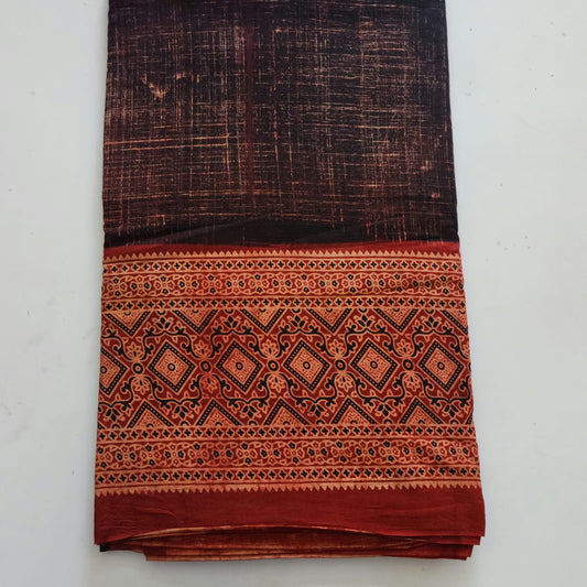 Brush Batik with Daaman Running Fabric