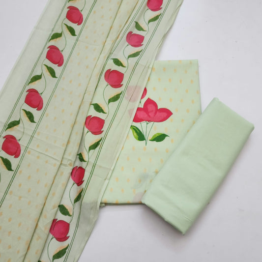 Cotton Dress Material With Dupatta