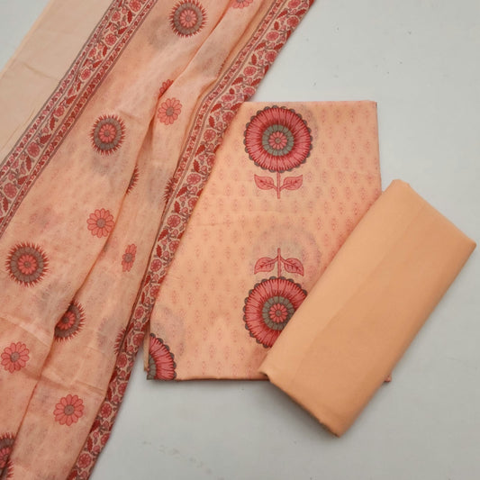 Cotton Dress Material With Dupatta