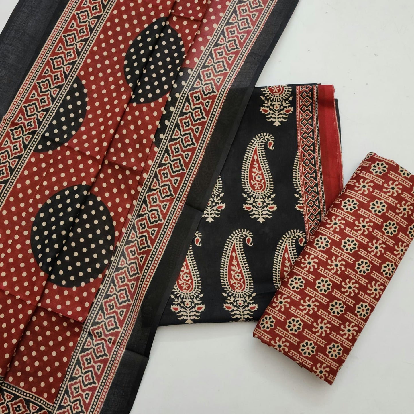 Cotton Dress Material With Dupatta