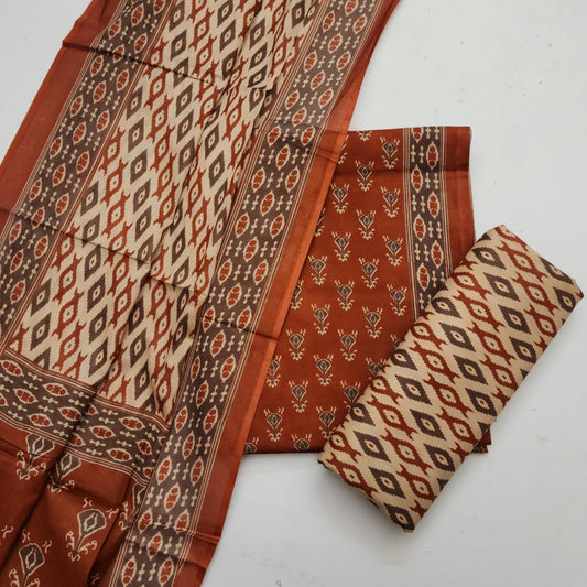 Cotton Dress Material With Dupatta
