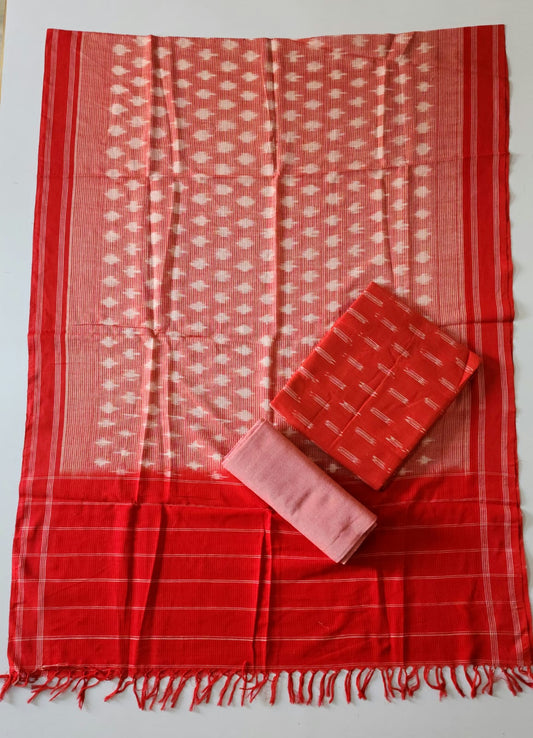 Ponchamally Double Ikkat Suit