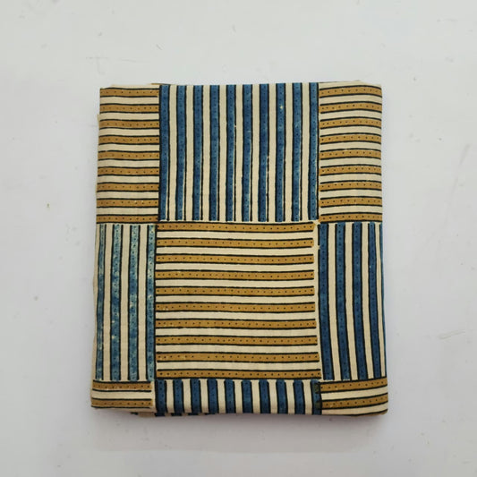 Natural Ajrakh Handblock Print Running material