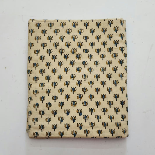 Natural Ajrakh Handblock Print Running material