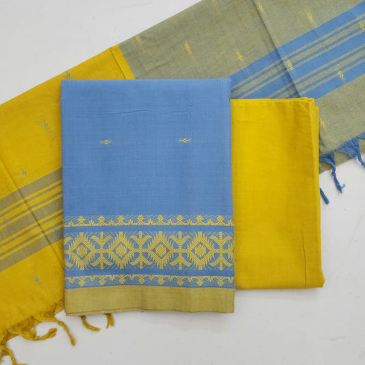 Ikkat Daman Jacquard Suit